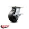 Service Caster 5 Inch Heavy Duty Polyolefin Caster with Ball Bearing and Brake SCC-35S520-POB-SLB - alternate 5
